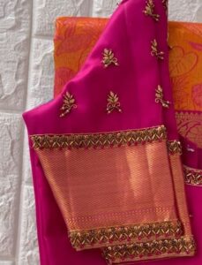 aari embroidery for sarees mysore